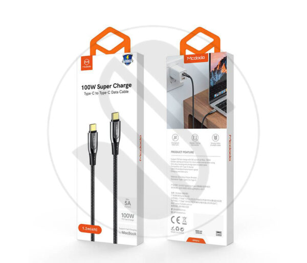 کابل تبدیل تایپ C به تایپ C مک دودو CA-8121 به طول 1.2 متر