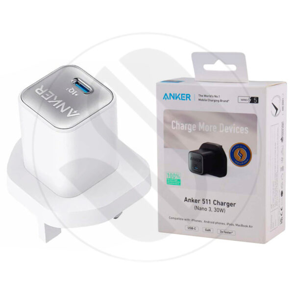 شارژر دیواری 30 واتی انکر مدل 511 Nano 3