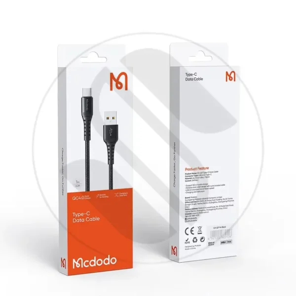 کابل تبدیل USB به USB-C مک دودو مدل CA-2270 طول 0.2 متر