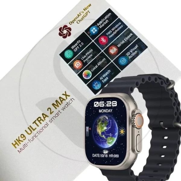 ساعت هوشمند مدل HK9 ULTRA 2 MAX