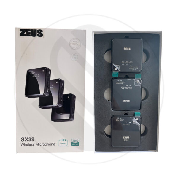 میکروفون بی‌سیم یقه‌ای زئوس ZEUS SX39 Dual