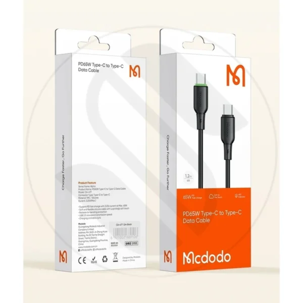 کابل USB-C مک دودو مدل CA-477 طول 1.2 متر